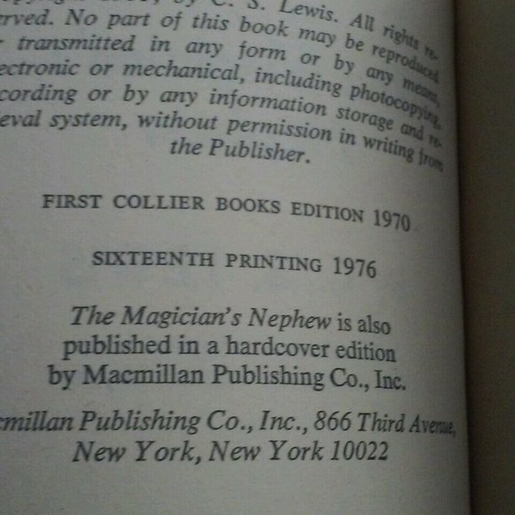 C. S. Lewis The Chronicles of Narnia:Book. 3 & 6 - Picture 4 of 6
